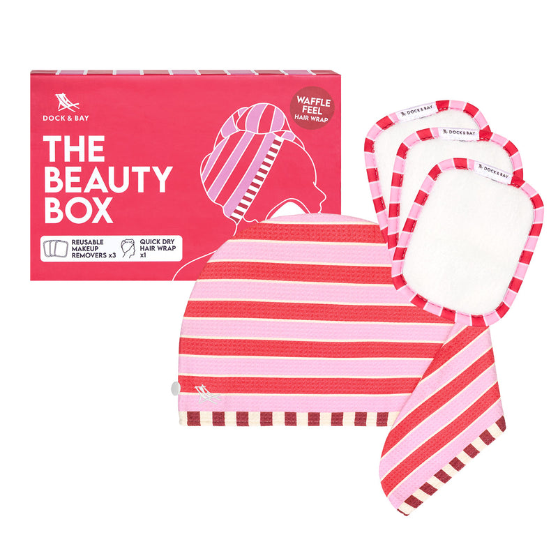 dock and bay gift box hair wrap & makeup remover