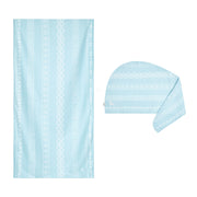dock and bay hair wrap + bath towel bundle