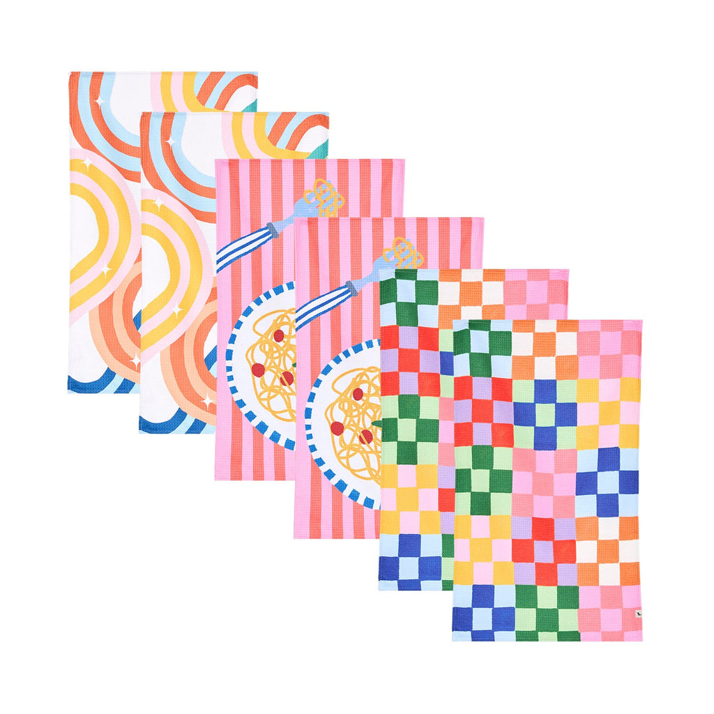[COMBINED LISTING] Tea Towel Quick Dry - Set Of 6