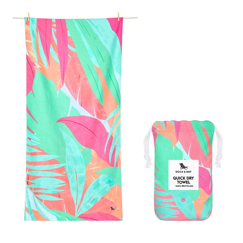 Dock & Bay Quick Dry Towel - Hot Tropics