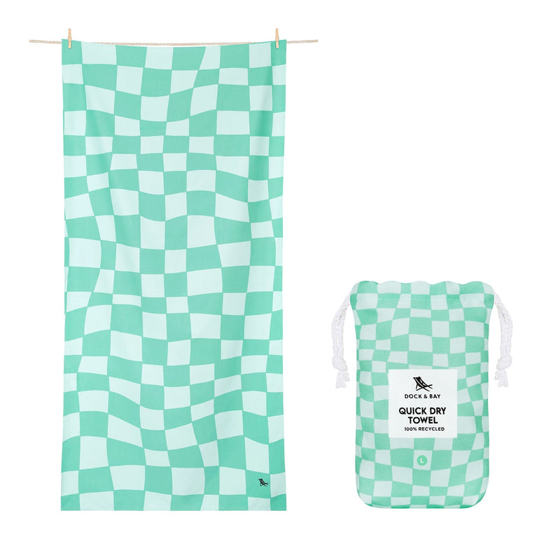 Dock & Bay Quick Dry Towel - Check Mate