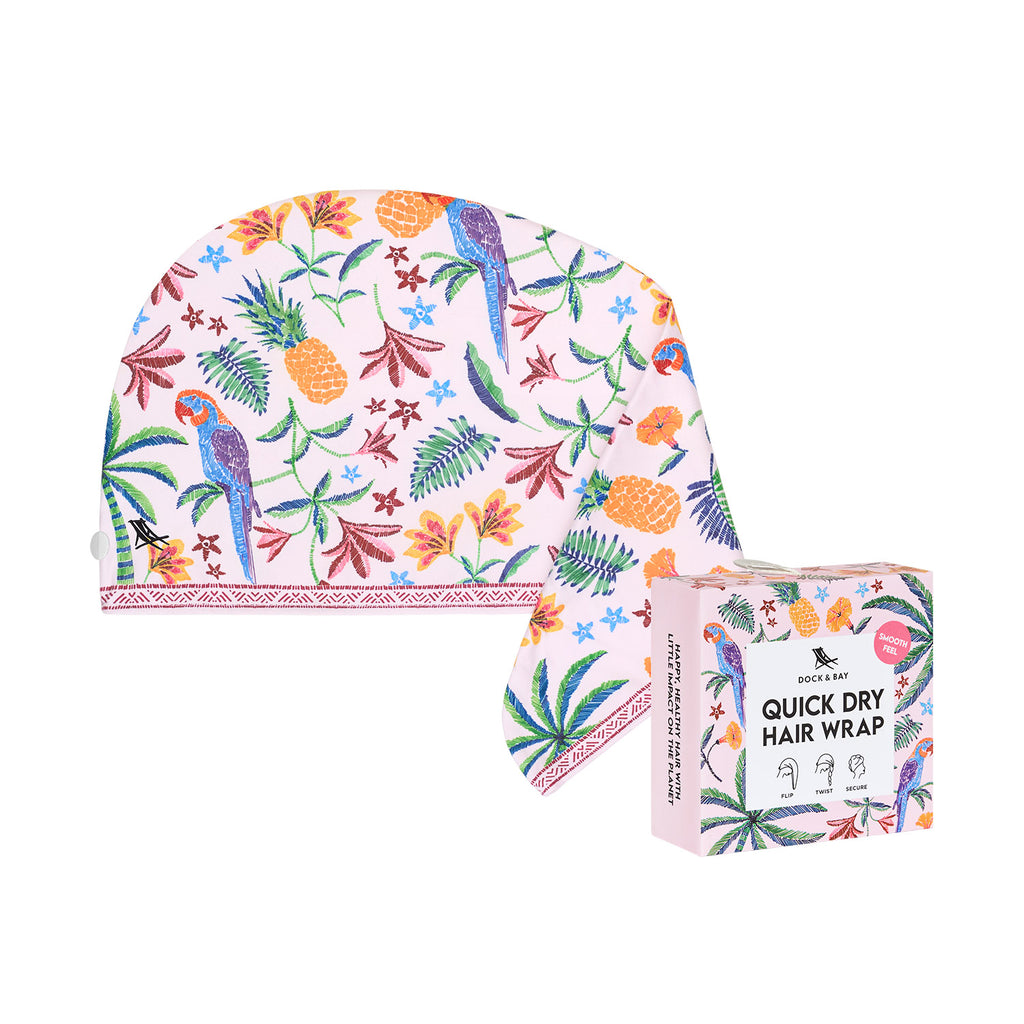 dock and bay hair wraps suede