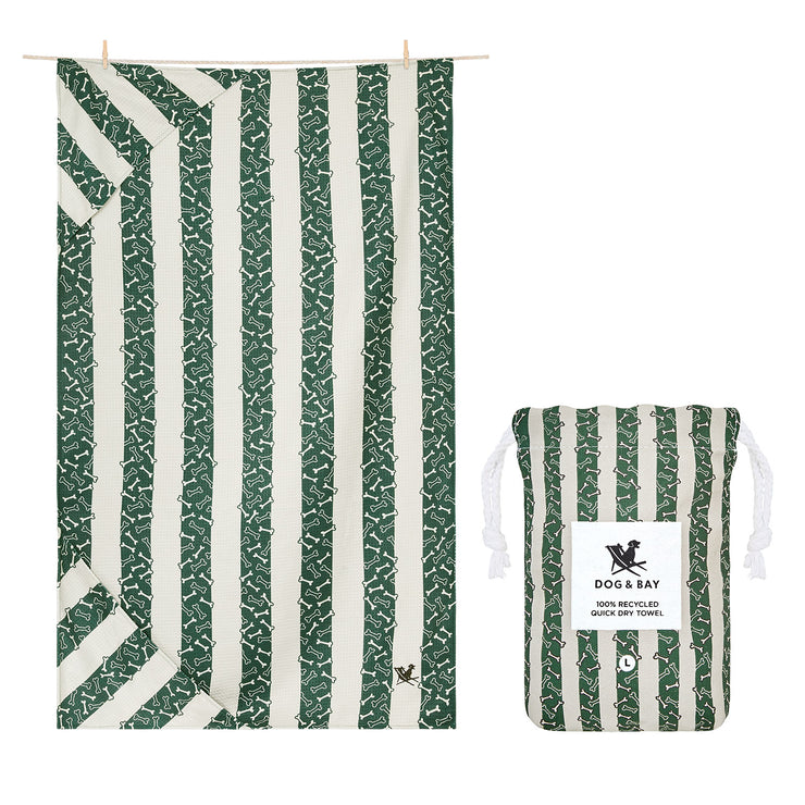 dock and bay towels dog