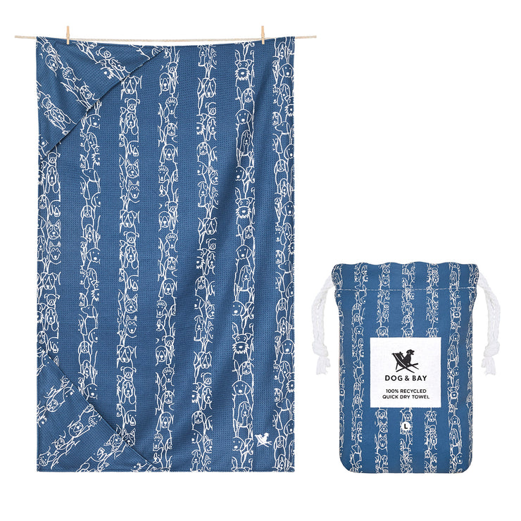 dock and bay towels dog