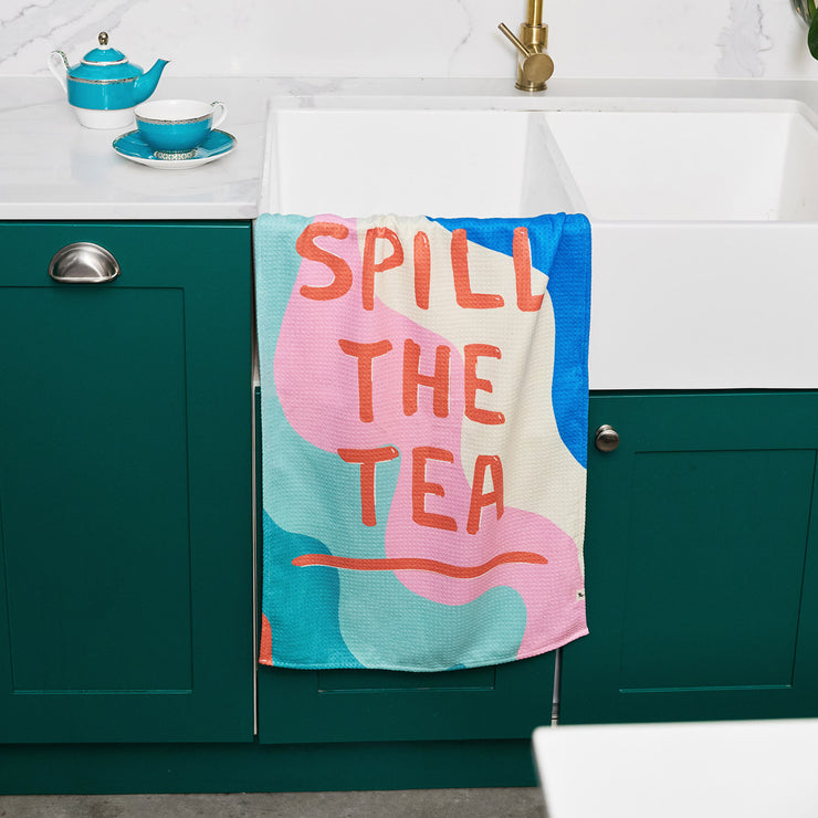 dock and bay tea towel
