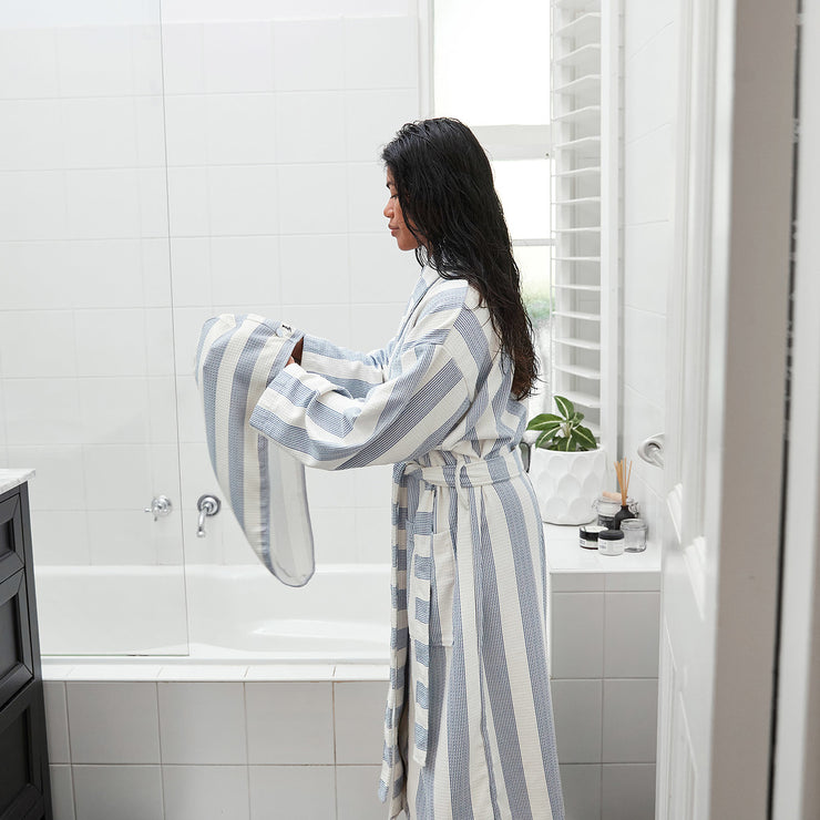 Dock & Bay Bath Robe - Storm Cloud - Outlet