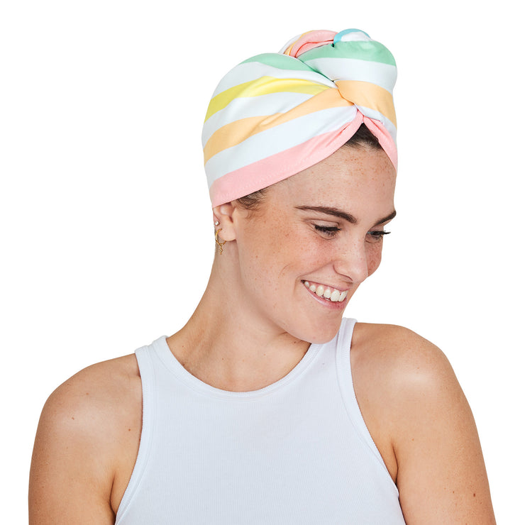 dock and bay beach towel + hair wrap bundle