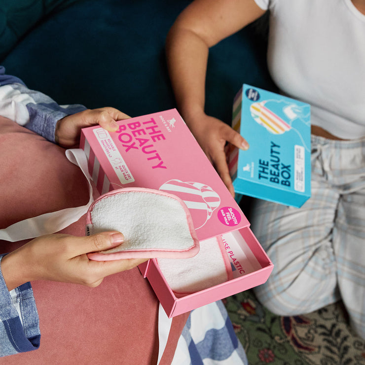 dock and bay gift box hair wrap & makeup remover