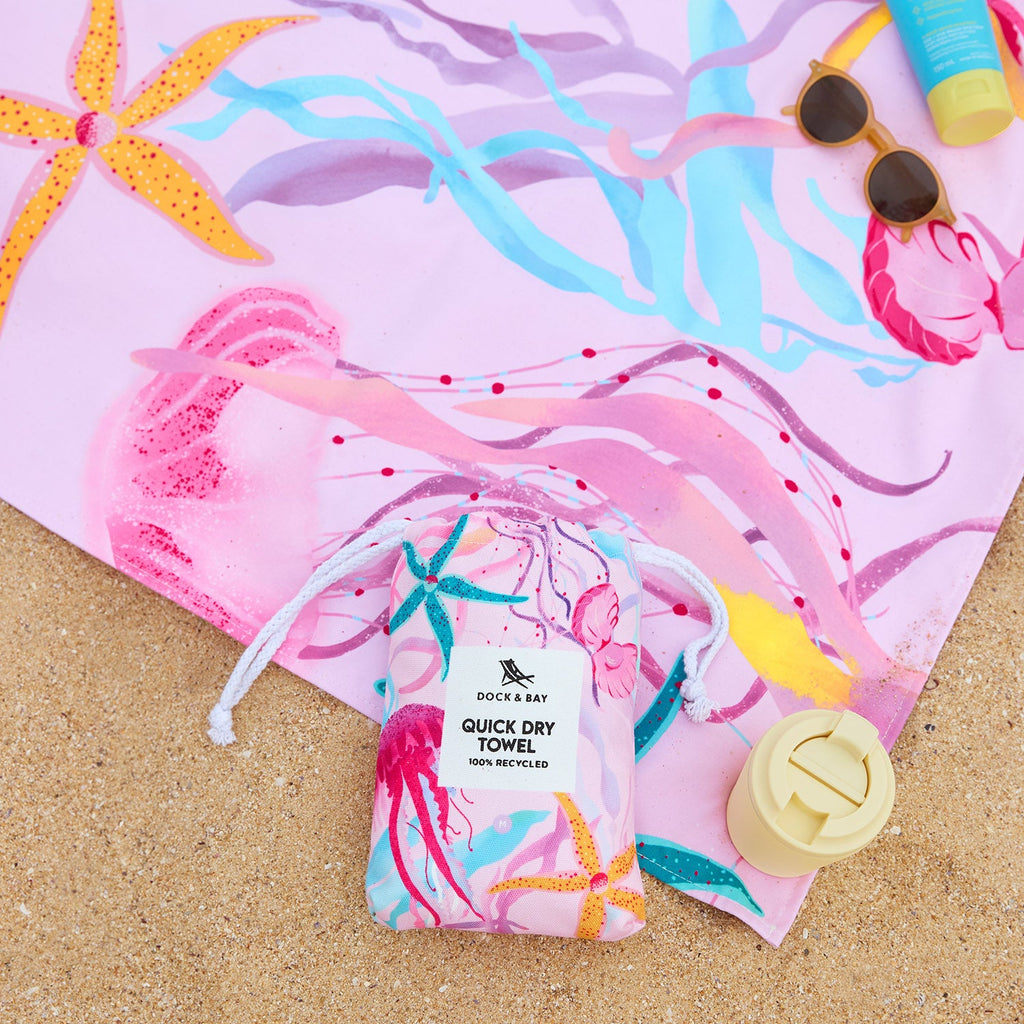 Dock & Bay Kids Beach Towel - Ready for this Jelly