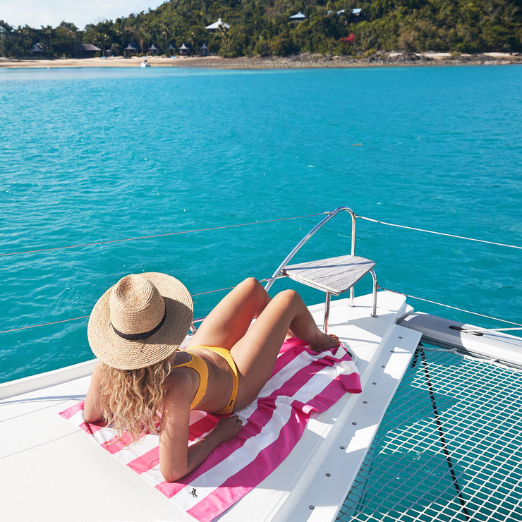 dock and bay towels beach