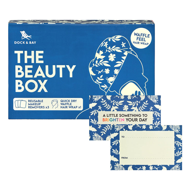 dock and bay gift box hair wrap & makeup remover
