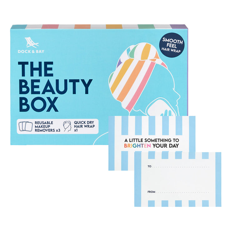 dock and bay gift box hair wrap & makeup remover