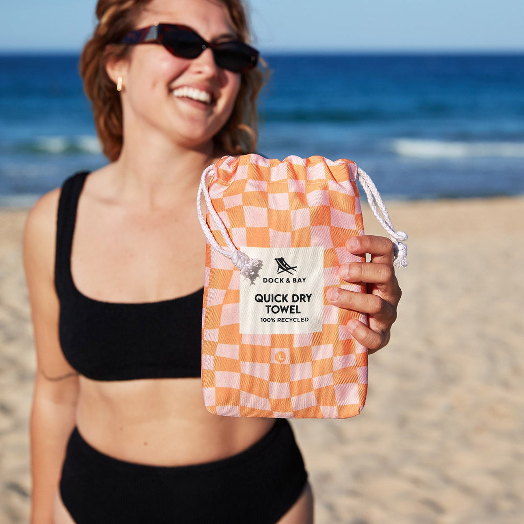 Dock & Bay Quick Dry Towel - Groovy Check