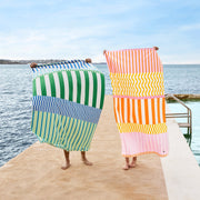 dock and bay towels beach