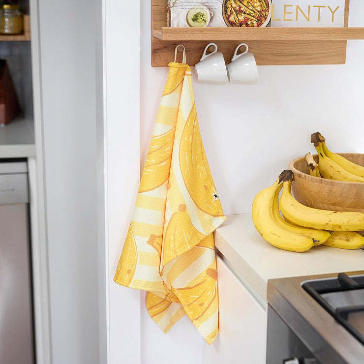 dock and bay tea towel