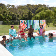 dock and bay towels beach