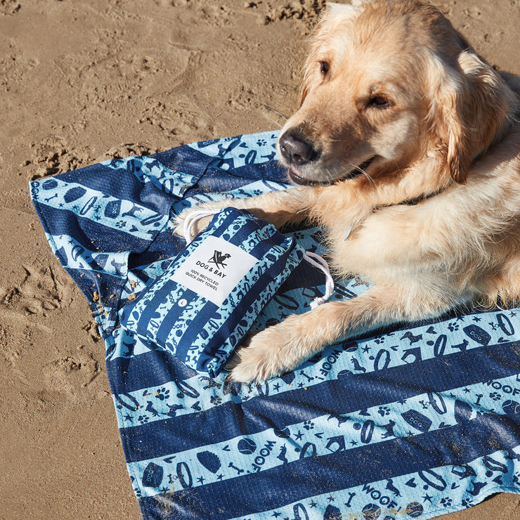 dock and bay towels dog