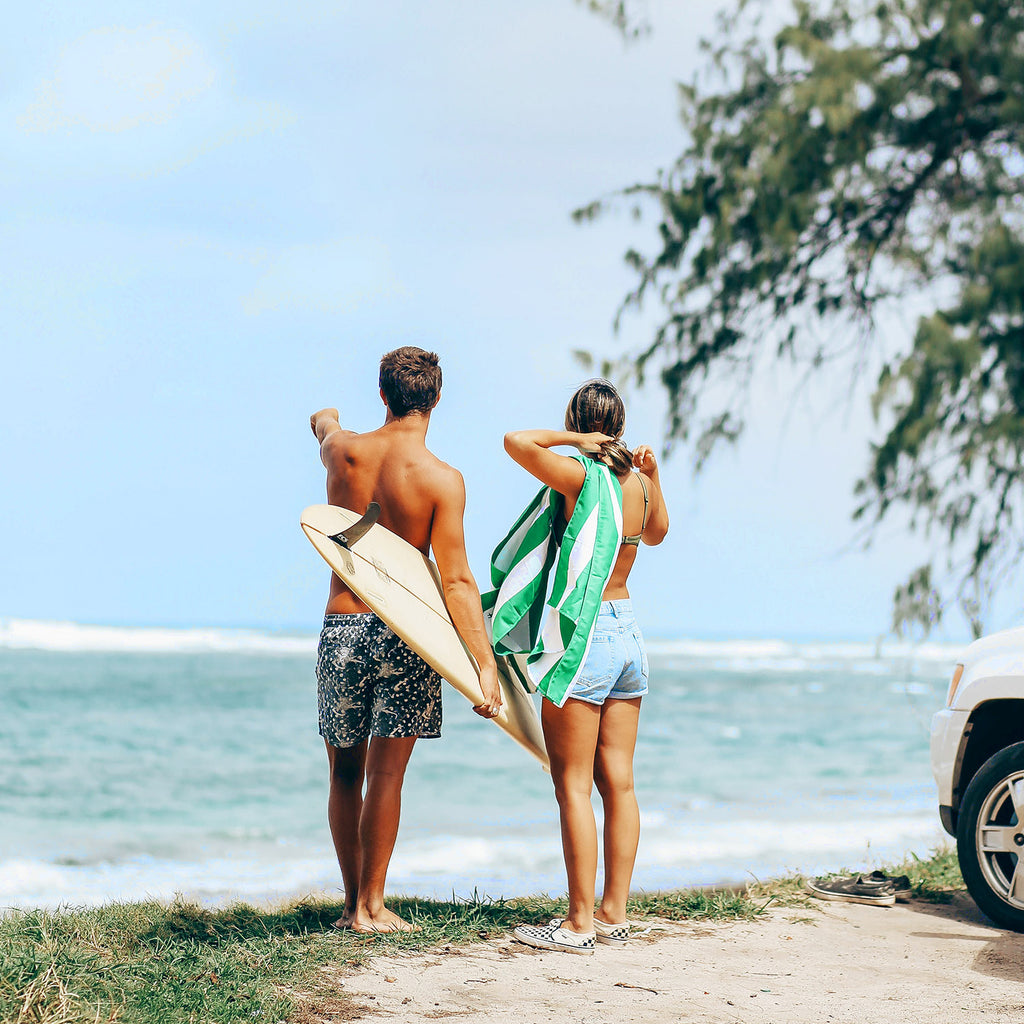 dock and bay towels beach