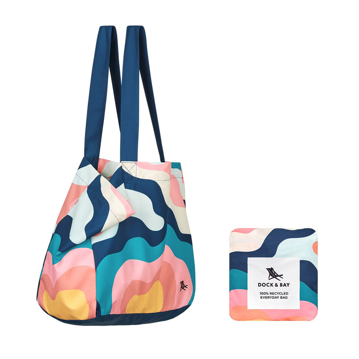 Dock & Bay Foldaway Tote Bags - Get Wavy - Outlet