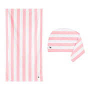 Dock & Bay Beach Towel + Hair Wrap Bundle - Malibu Pink