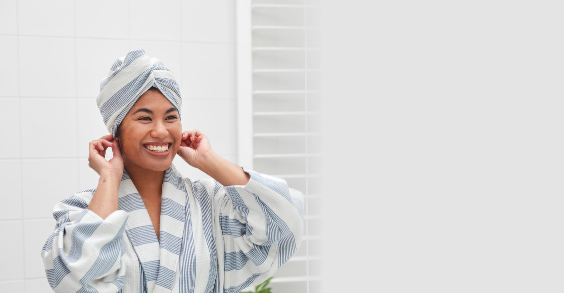 Dock & Bay Hair Wrap - Storm Cloud