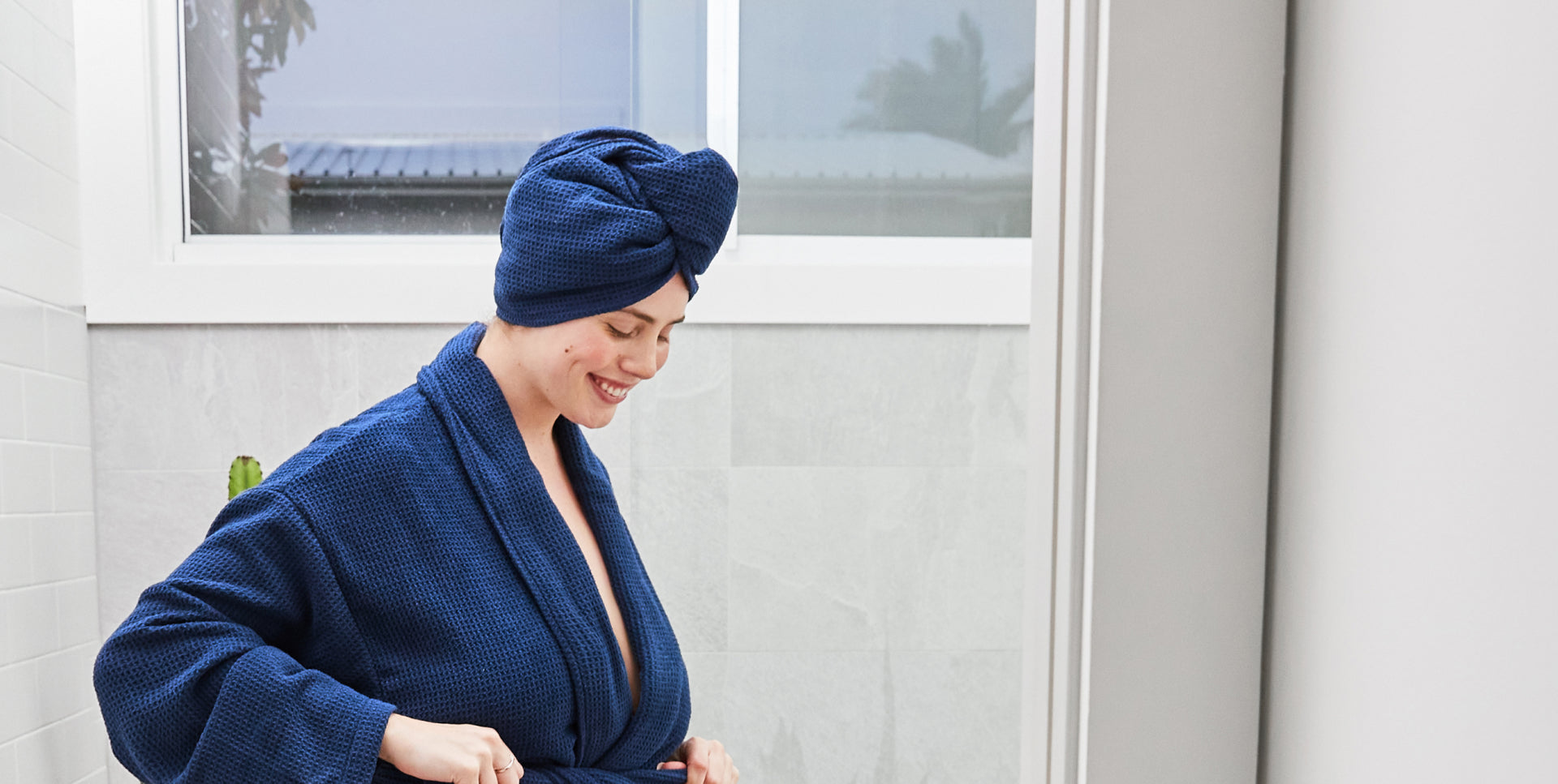 Dock & Bay Hair Wrap - Nautical Navy