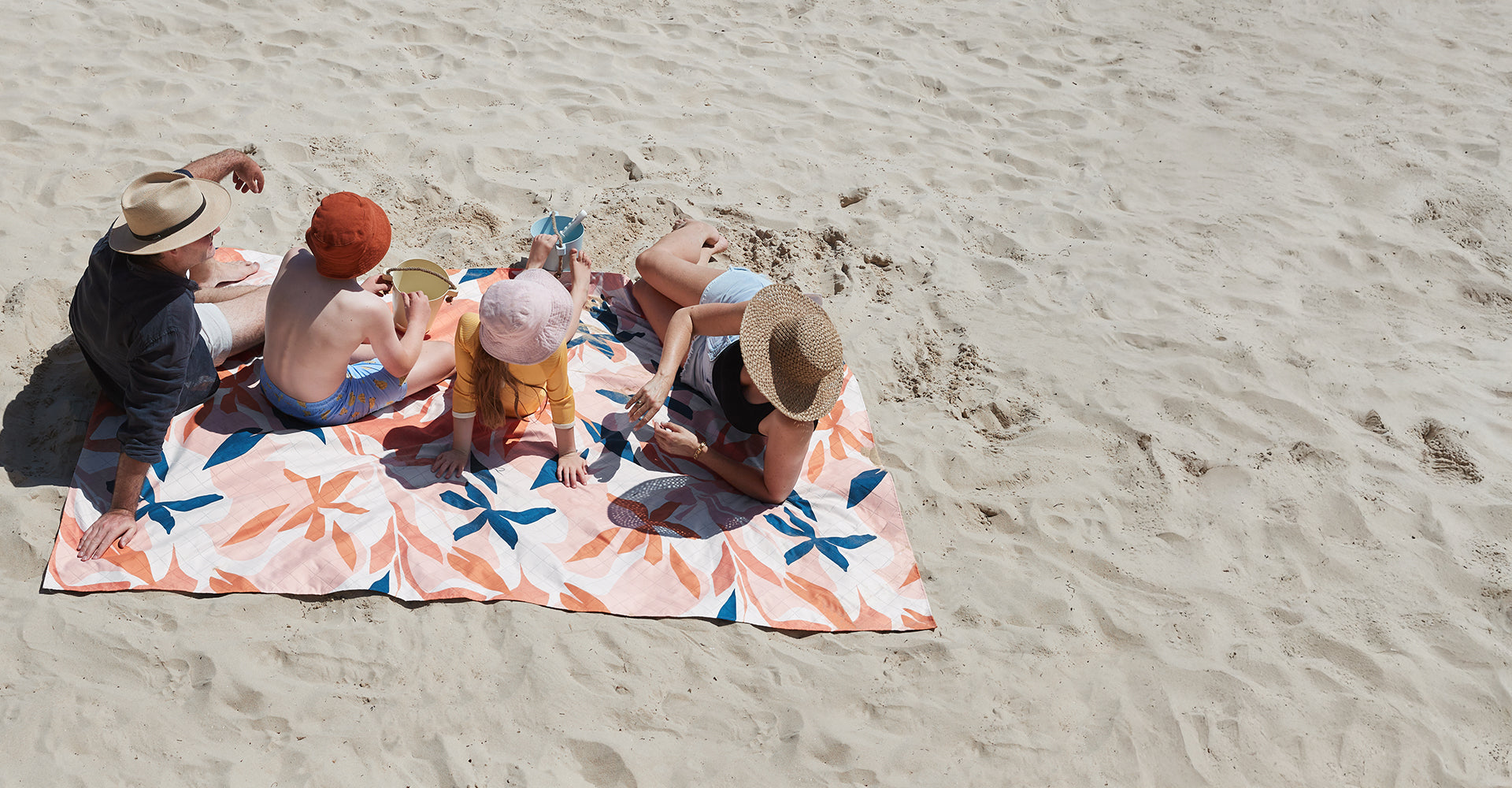 Dock & Bay Picnic Blanket - Terracotta Tropics