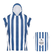 Dock & Bay Poncho - Adults - Whitsunday Blue - Customised Embroidery Personalised for You
