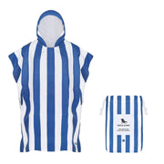 Dock & Bay Poncho - Adults - Whitsunday Blue - Customised Embroidery Personalised for You