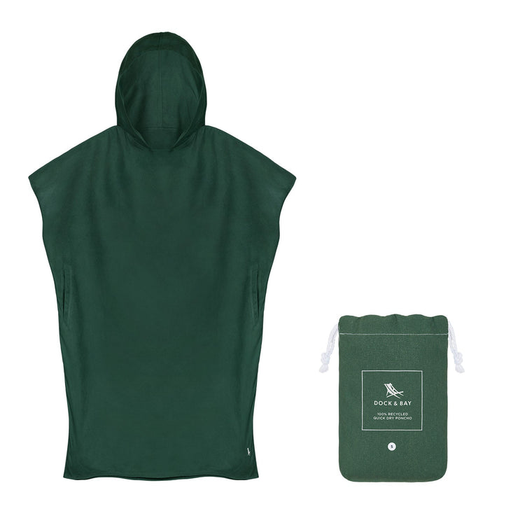 Dock & Bay Poncho Adults - Atacama Green - Outlet