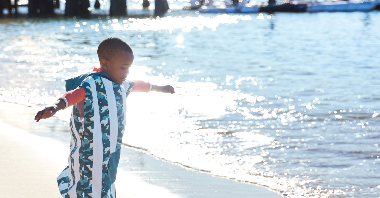 Dock & Bay Poncho - Kids - Cool Camo