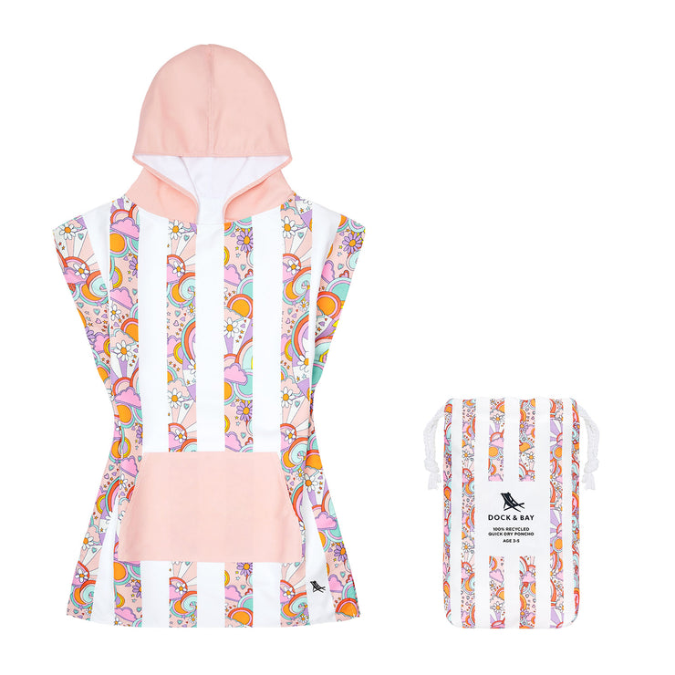 Dock & Bay Poncho - Kids - Pink Power - Outlet