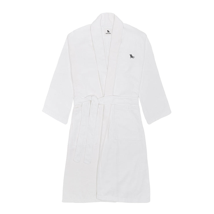 Dock & Bay Bath Robe - Crystal White