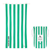 Dock & Bay Quick Dry Towels - Cancun Green - Customised Embroidery Personalised for You