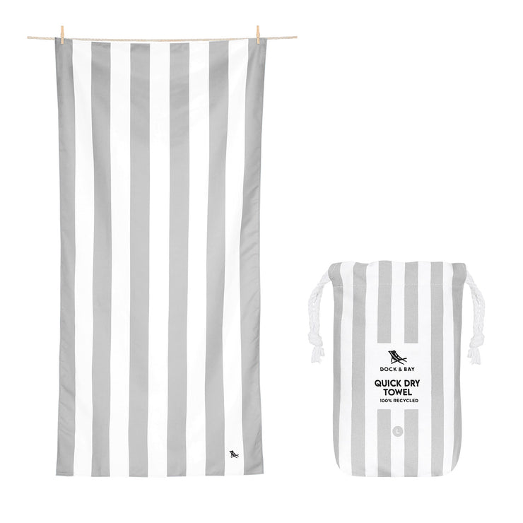 Dock & Bay Quick Dry Towel - Goa Grey