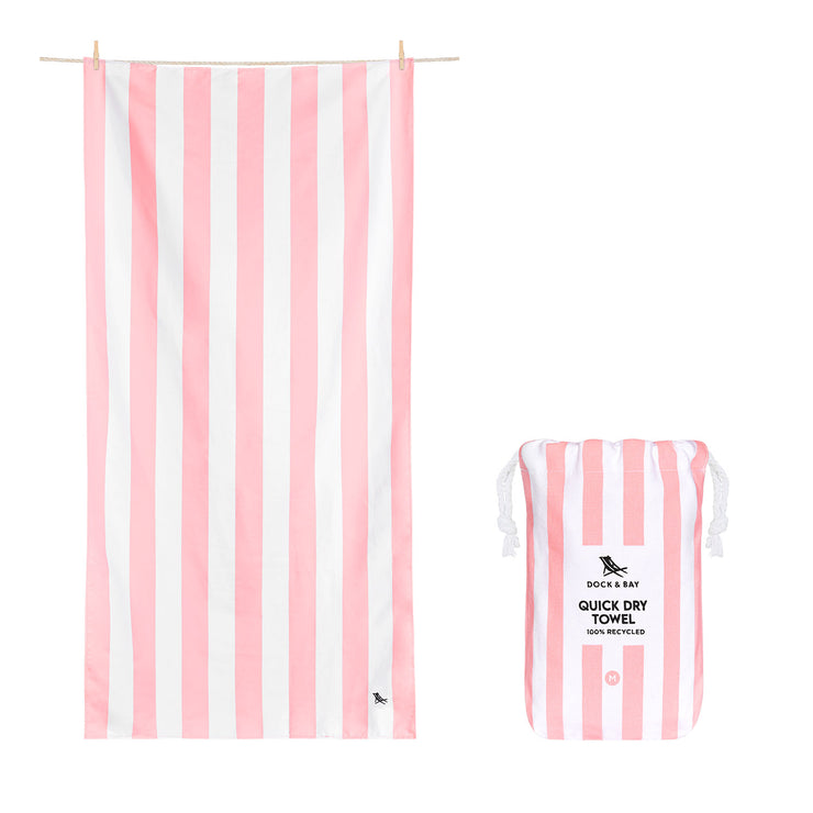 Dock & Bay Kids Beach Towel - Malibu Pink