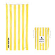 Dock & Bay Quick Dry Towels - Boracay Yellow - Customised Embroidery Personalised for You