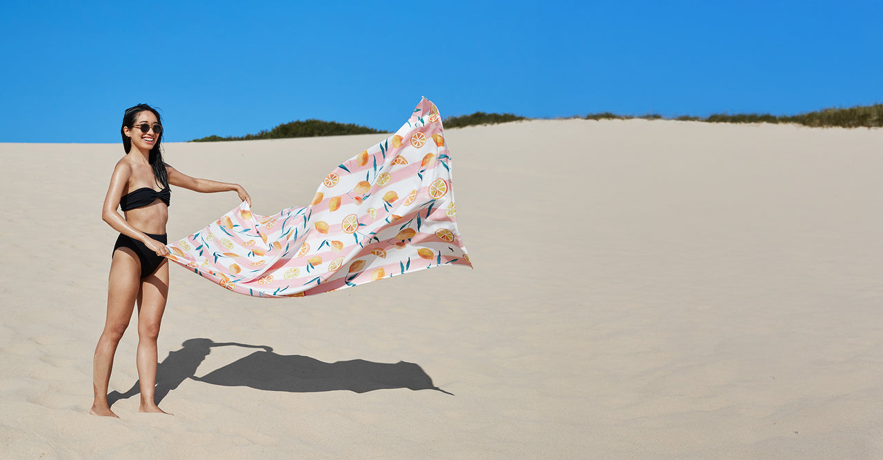 Dock & Bay Quick Dry Towel - Life Gives You Lemons