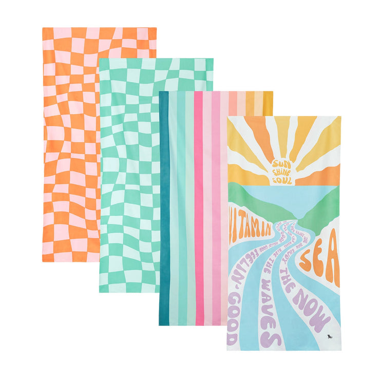 Dock & Bay Quick Dry Towels - Go Check & Sea