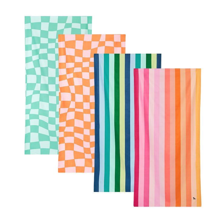 Dock & Bay Quick Dry Towels - Tangerines & Greens