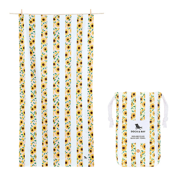 Dock & Bay Quick Dry Towels - Sunflower Solstice - Outlet