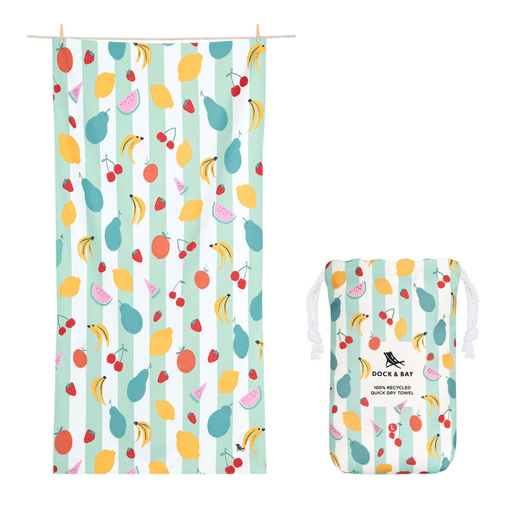 Dock & Bay Kids Beach Towel - Five a Day - Outlet