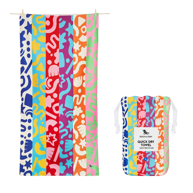 Dock & Bay Kids Beach Towel - Power of Positivity