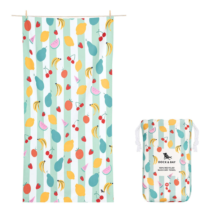Dock & Bay Kids Beach Towel - Five a Day - Outlet
