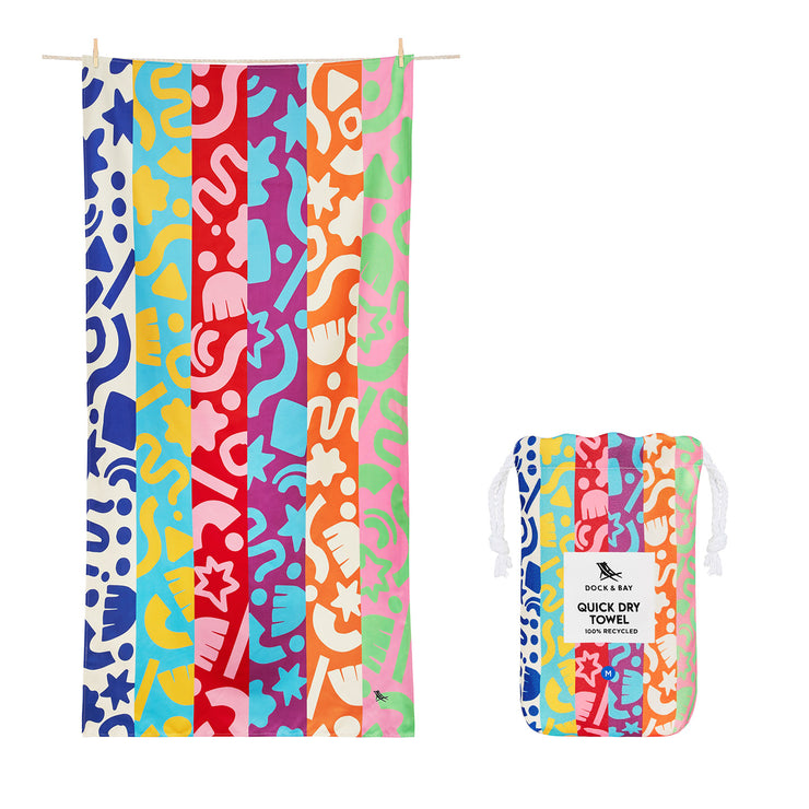 Dock & Bay Kids Beach Towel - Power of Positivity