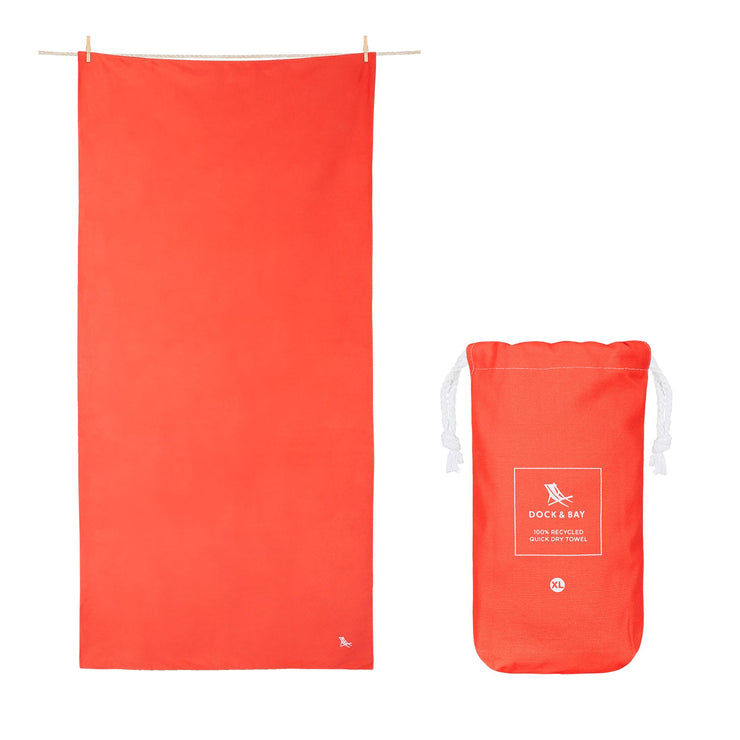 Dock & Bay Quick Dry Towel - Uluru Red - Outlet