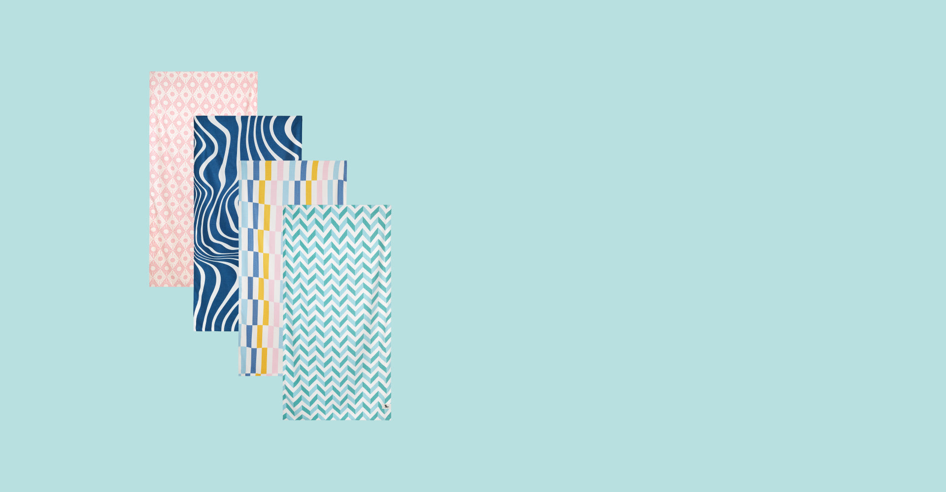 Dock & Bay Bath Towels - Geometric (Set of 4)