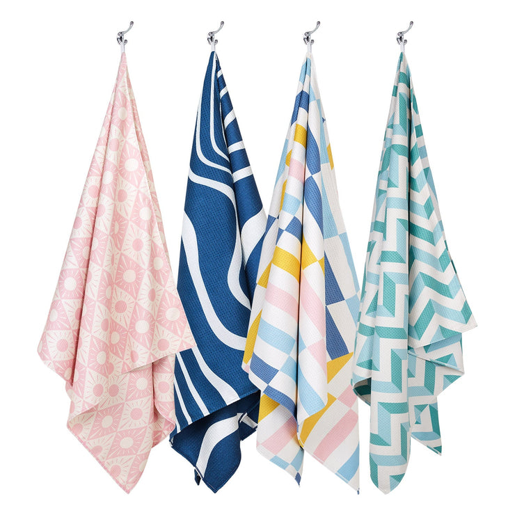 Dock & Bay Bath Towels - Geometric (Set of 4)
