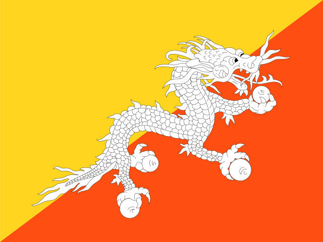 Flag Bhutan