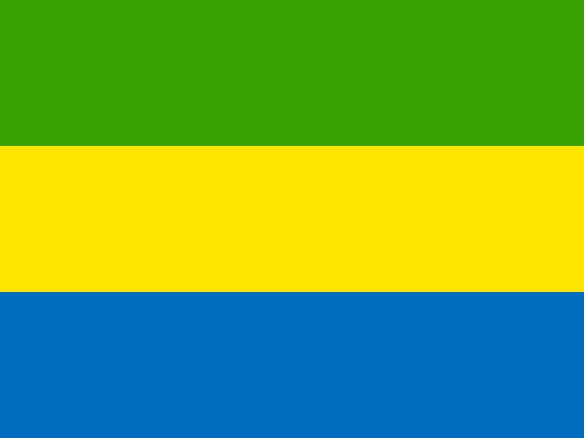 Flag Gabon